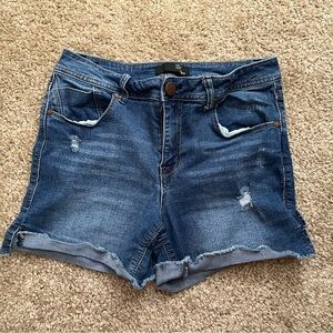 1822 Denim Distressed Jean Shorts
